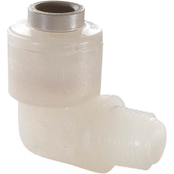 Parker - Plastic Push-To-Connect Tube Fittings Type: Male Elbow Tube Outside Diameter (Inch): 5/16 x 5/16 - USA Tool & Supply