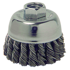 3" SS KNOT WIRE CUP BRUSH WEILER - USA Tool & Supply