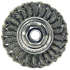 4IN STANDARD TWIST WIRE WHEEL - USA Tool & Supply