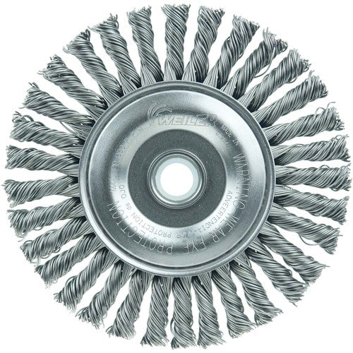 Mini Roughneck 4″ Stringer Bead Wheel, .020″ Steel Fill, 1/2″-3/8″ Arbor Hole - USA Tool & Supply
