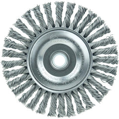 Mini Roughneck 4″ Stringer Bead Wheel, .020″ Steel Fill, 1/2″-3/8″ Arbor Hole - USA Tool & Supply