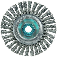 Mini Roughneck 4″ Stringer Bead Wheel, .020″ Steel Fill, M14x2.0 Nut - USA Tool & Supply