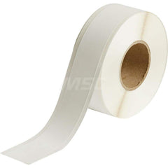 Continuous Tape for Printer: 1-1/8″ x 100', Paper, White Use with BradyJet J2000 Color Label Printer