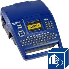 Electronic Label Makers; Type: Printer Workstation; Power Source: Rechargeable Battery; AC Adapter; Resolution: 320 x 240 pixels; Includes: AC Adapter/Battery Charger (M-AC-143110); BMP71 Printer (BMP71), Brady WorkStation SFID Suite; User Guide/Drivers C