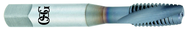 M10 x 1.5 Dia. - 6H - 2 FL - HSSE - TiCN - Plug - Spiral Flute Tap - USA Tool & Supply