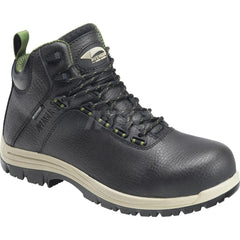 Work Boot: Size 10.5, 6″ High, Leather, Composite Toe Medium Width, Non-Slip Sole
