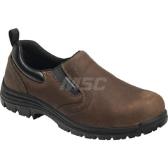 Work Boot: Size 10, 3″ High, Leather, Composite Toe Medium Width, Non-Slip Sole