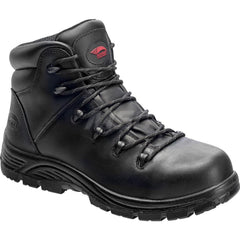 Work Boot: Size 14, 6″ High, Leather, Composite Toe Medium Width, Non-Slip Sole