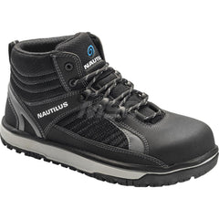 Work Boot: Size 8, 6″ High, Composite, Alloy Toe Wide Width, Non-Slip Sole
