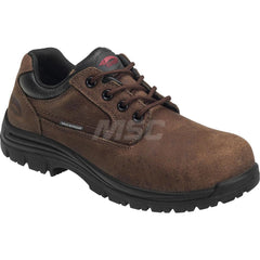 Work Boot: Size 10, 3″ High, Leather, Composite Toe Medium Width, Non-Slip Sole