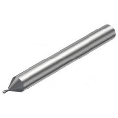 R216.32-00530-AE05G 1620 0.5mm 2 FL Solid Carbide End Mill - Corner Radius w/Cylindrical Shank - USA Tool & Supply