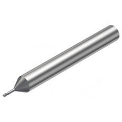 R216.32-00830-AJ08G 1620 0.8mm 2 FL Solid Carbide End Mill - Corner Radius w/Cylindrical Shank - USA Tool & Supply