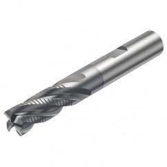 R216.35-25030-BC45B 1620 25mm 5 FL Solid Carbide End Mill - Corner Radius w/Weldon Shank - USA Tool & Supply