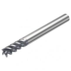 R216.33-04050-AK11H 1620 4mm 3 FL Solid Carbide End Mill - Corner Radius w/Cylindrical Shank - USA Tool & Supply