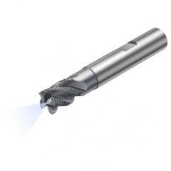 R215.34C12040-DS12K 1640 12mm 4 FL Solid Carbide End Mill - Corner Radius w/Cylindrical - Neck Shank - USA Tool & Supply