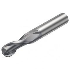 R216.42-04030-AC05G 1610 4mm 2 FL Solid Carbide Ball Nose End Mill w/Cylindrical Shank - USA Tool & Supply