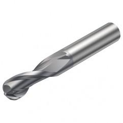 R216.42-02030-AC30G 1610 2mm 2 FL Solid Carbide Ball Nose End Mill w/Cylindrical Shank - USA Tool & Supply