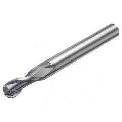 R216.42-05030-AK06G 1620 5mm 2 FL Solid Carbide Ball Nose End Mill w/Cylindrical Shank - USA Tool & Supply