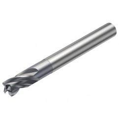 RA216.24-1630DAK04G 1610 6.35mm 4 FL Solid Carbide End Mill - Corner Radius w/Cylindrical Shank - USA Tool & Supply