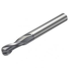 RA216.42-0630-AK12G 1610 2.3622mm 2 FL Solid Carbide Ball Nose End Mill w/Cylindrical Shank - USA Tool & Supply