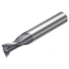 1P220-0250-XA 1630 2.5mm Flute Straight Center Cut w/Cyndrical Shank - USA Tool & Supply