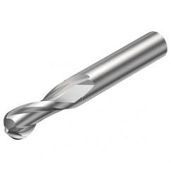 2B330-1200-NC H10F 12mm FL Ballnose w/Cylindrical with Neck Shank - USA Tool & Supply