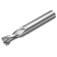 2P121-1200-NC H10F 12mm FL Straight Center Cut w/Cylindrical with Neck Shank - USA Tool & Supply