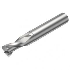 2P121-1000-NC H10F 10mm FL Straight Center Cut w/Cylindrical with Neck Shank - USA Tool & Supply