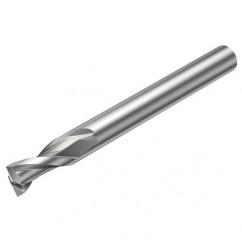 2P123-2000-NG H10F 20mm 2 FL Straight Center Cut w/Reduced Cylindrical .3mm/.012 smaller than Cutting Diameter Shank - USA Tool & Supply