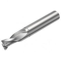 2S220-0500-050-NC H10F 5mm FL Straight Corner Radius Center Cut w/Cylindrical with Neck Shank - USA Tool & Supply