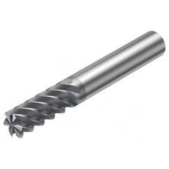 R215.35-05050-AC13L 1620 5mm 5 FL Solid Carbide End Mill - Corner Radius w/Cylindrical Shank - USA Tool & Supply