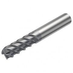 R215.H4-04050BAC01H 1610 4mm 4 FL Solid Carbide high feed End Mill w/Cylindrical Shank - USA Tool & Supply