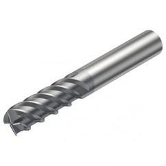 R215.H4-20050EAC06H 1610 20mm 4 FL Solid Carbide high feed End Mill w/Cylindrical Shank - USA Tool & Supply