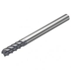 R215.H4-10050DAK03P 1620 10mm 4 FL Solid Carbide high feed End Mill w/Cylindrical Shank - USA Tool & Supply