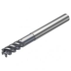 R216.24-10050DCK22P 1620 10mm 4 FL Solid Carbide End Mill - Corner Radius w/Cylindrical - Neck Shank - USA Tool & Supply