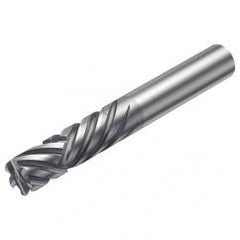 2P460-0952-NA 1630 9.52mm 6 FL Straight Center Cut w/Cylindrical Shank - USA Tool & Supply