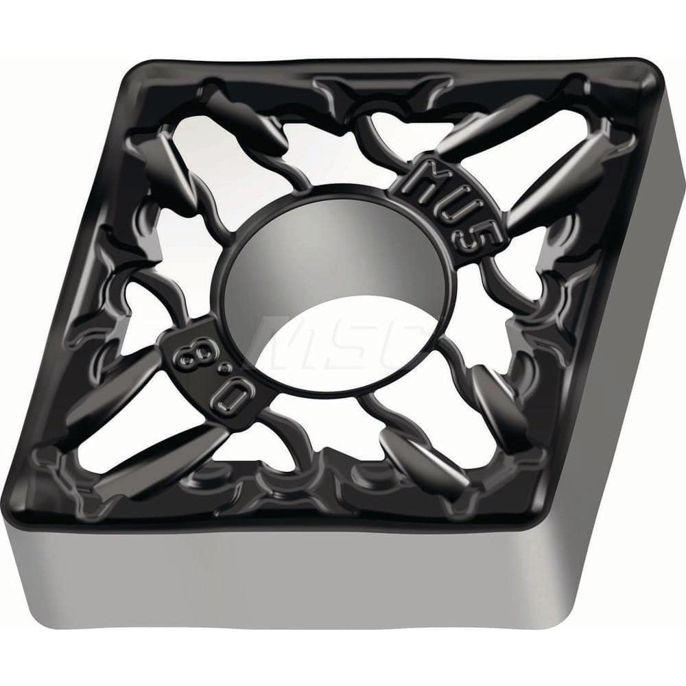 Turning Insert:  CNMG543-MU5 WSM20S, TiAlN, Al2O3 & Al Finish,  Neutral,  5/8″ Inscribed Circle,  80.0 &deg N/A Rhombic,