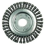 4-1/2 x 7/8" - .020 Wire Size - Stainless Roughneck Stringer Bead Weld Cleaning Brush - USA Tool & Supply