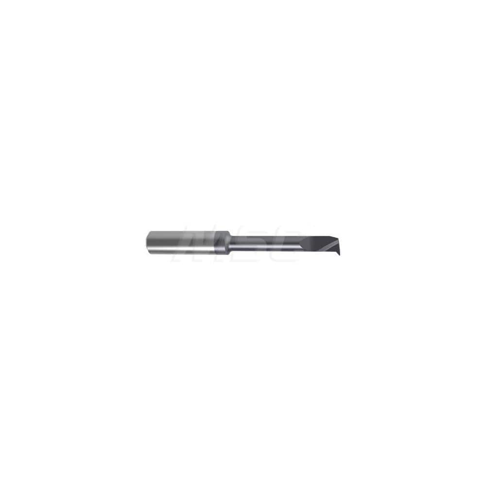Internal Boring Bar: 0.2756″ Min Bore, 0.6693″ Max Depth, Left Hand Cut, Carbide 1.6535″ OAL, 0.0039″ Corner Radius