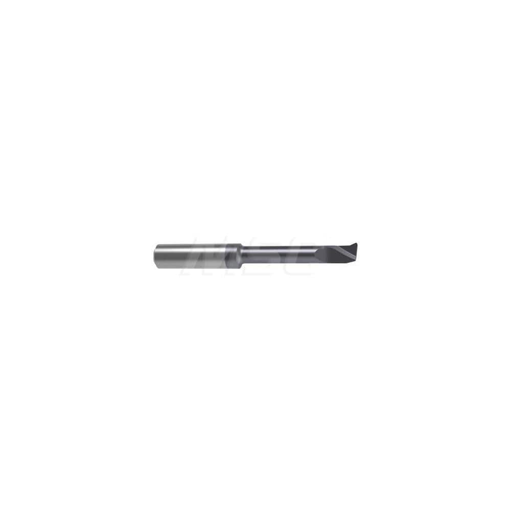 Internal Boring Bar: 0.2756″ Min Bore, 1.6535″ Max Depth, Right Hand Cut, Carbide 2.6378″ OAL, 0.0079″ Corner Radius