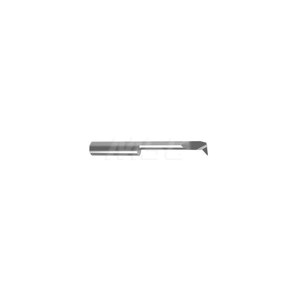 Internal Boring Bar: 0.315″ Min Bore, 1.6535″ Max Depth, Left Hand Cut, Carbide 2.6378″ OAL, 0.0039″ Corner Radius