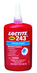 243 Threadlocker Blue Removable - 250 ml - USA Tool & Supply