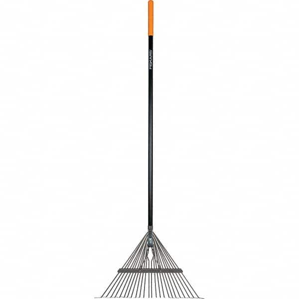 Fiskars - Forks & Rakes Type: Leaf Rake Handle Type: Straight - USA Tool & Supply