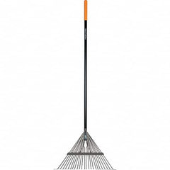 Fiskars - Forks & Rakes Type: Leaf Rake Handle Type: Straight - USA Tool & Supply