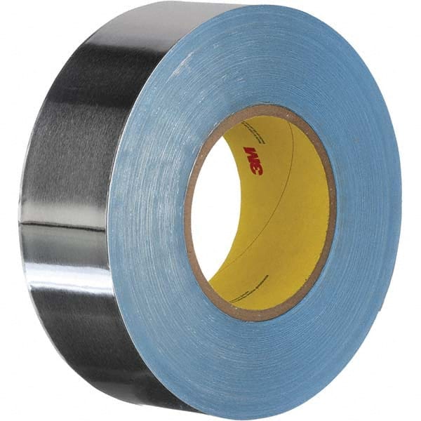 3M - 60 Yd x 5" x 5.5 mil Silver Aluminum Foil Tape - USA Tool & Supply