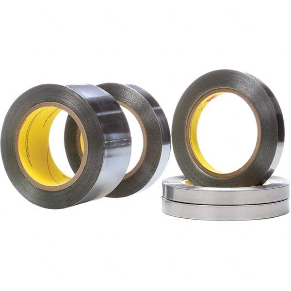 3M - 36 Yd x 12" x 6.3 mil Dark Silver Lead Foil Tape - USA Tool & Supply