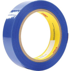 3M - 72 Yd x 18" Blue Polyester Film Tape - USA Tool & Supply