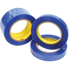 3M - 72 Yd x 1/2" Blue Polyester Film Tape - USA Tool & Supply
