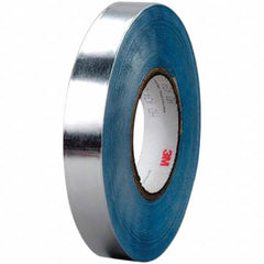 3M - 60 Yd x 4" x 5.5 mil Silver Aluminum Foil Tape - USA Tool & Supply