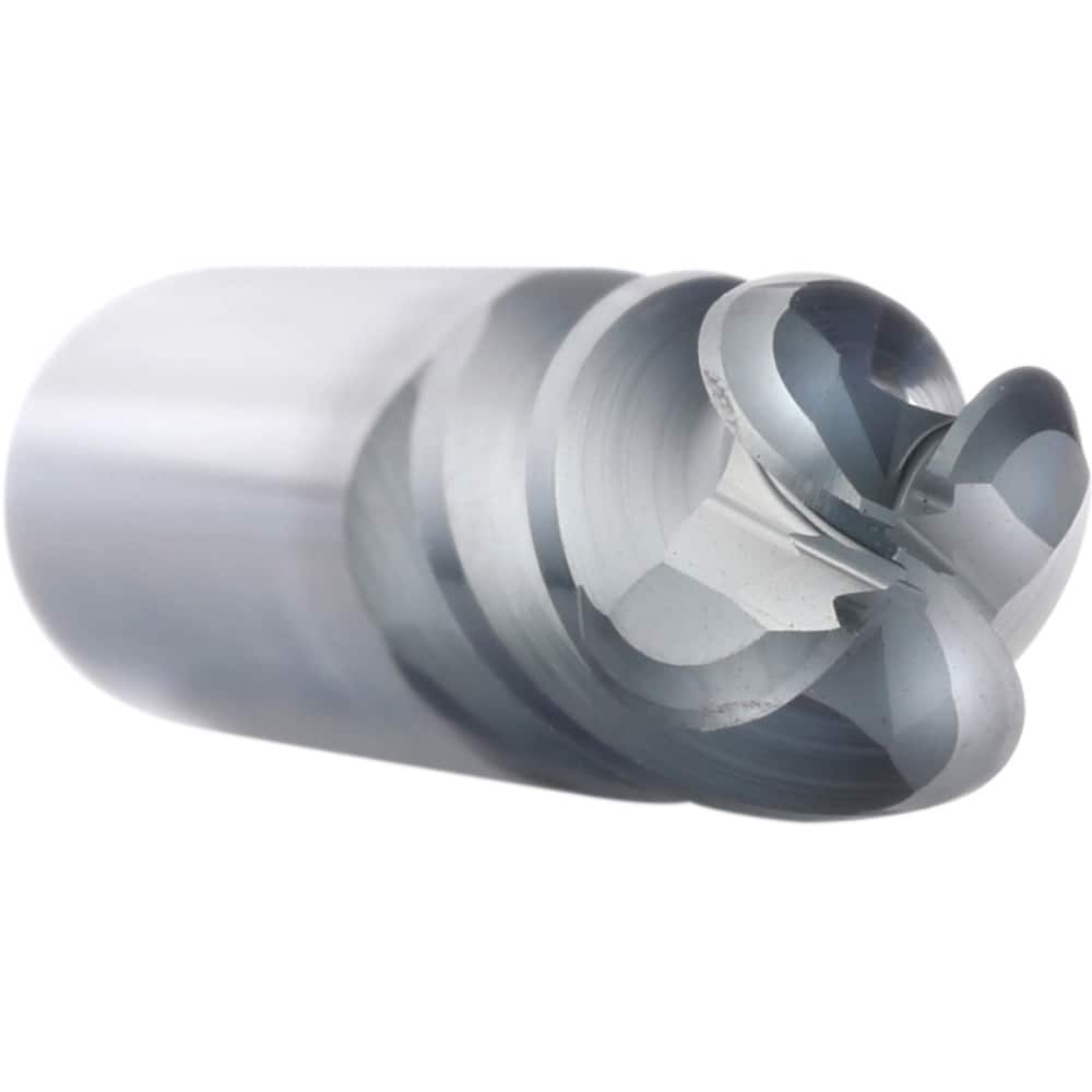 Supermill - Ball End Mills; Mill Diameter (Inch): 5/8 ; Mill Diameter (Decimal Inch): 0.6250 ; Number of Flutes: 4 ; Length of Cut (Inch): 2-1/4 ; Length of Cut (Decimal Inch): 2.2500 ; Material: Solid Carbide - Exact Industrial Supply